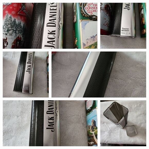 Vintage Mixed Brands Budweiser Jack Daniel's J&B Bundle Of 4 Collectible Tins - Picture 5 of 7